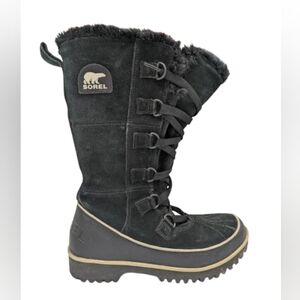 Sorel Tivoli High II black women's winter boots size 6